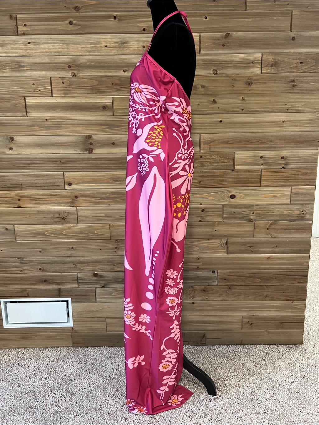 Di Petsa Halter Neck Long Dress In Tropical — image 3 of 7